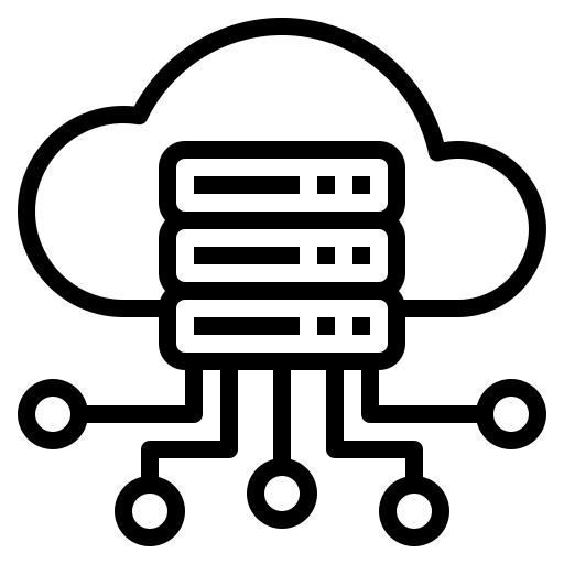 Epasmart cloud-based school management system showing secure server infrastructure, data storage, and online access dashboard interface